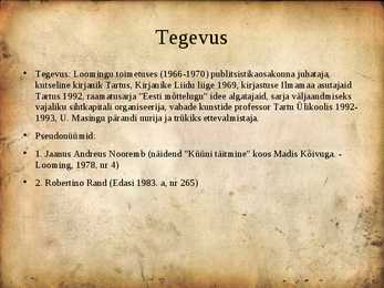 Hando Runneli elulugu ja luule #3