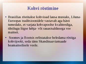 KOHV- joogiõpetus #21