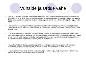 Vürtsid #2