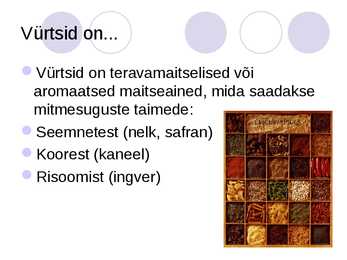 Vürtsid #3