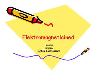 Elektromagnetlained Füüsika 11-klass