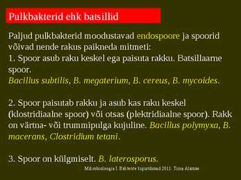 Bakterite kujurühmad #21