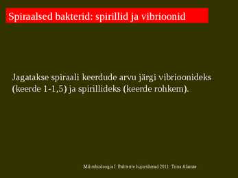 Bakterite kujurühmad #29