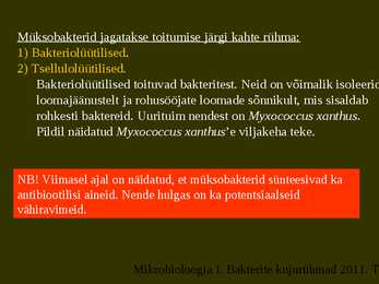 Bakterite kujurühmad #78