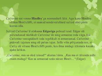 Vihurimäe-Catherine analüüs #6
