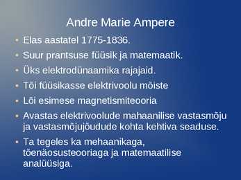 Ampere seadus ja magnetvälja jõujooned #2