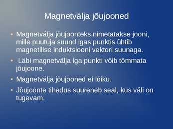 Ampere seadus ja magnetvälja jõujooned #4