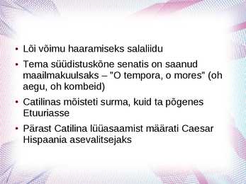 Referaat esitlusena-Julius Caesar #5