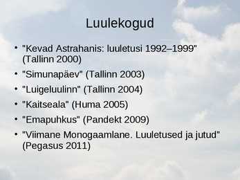 Kristiina Ehin powerpoint #4