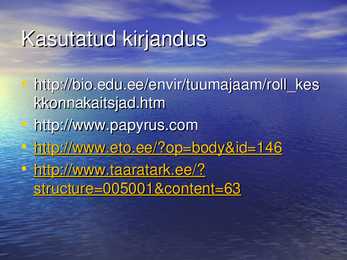 Keskkonnakaitsjad #11