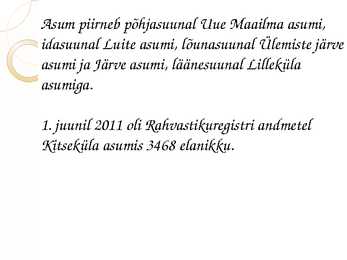 Kitseküla asum #3