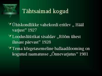 Marie Underi õpingud-elulugu-teosed #11