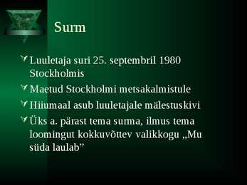 Marie Underi õpingud-elulugu-teosed #15