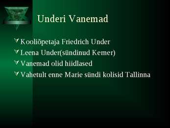 Marie Underi õpingud-elulugu-teosed #4