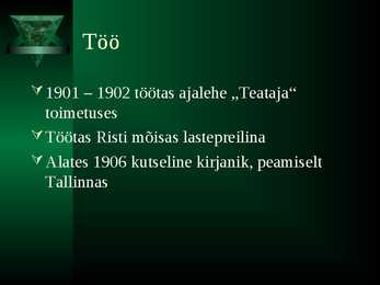 Marie Underi õpingud-elulugu-teosed #7