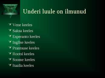 Marie Underi õpingud-elulugu-teosed #8