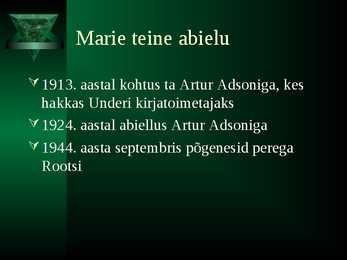 Marie Underi õpingud-elulugu-teosed #10