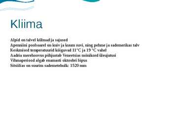 Itaalia rahvastik-kliima ja eluolu #5