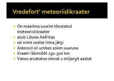 Meteoriidikraatrid #12