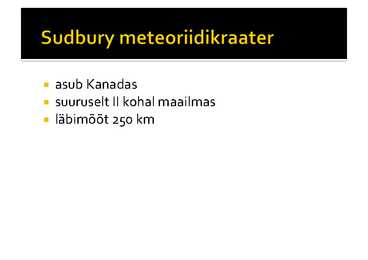 Meteoriidikraatrid #14