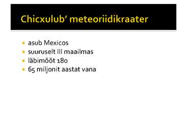 Meteoriidikraatrid #15