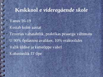 Norra haridusssüsteem presentatsioon #7