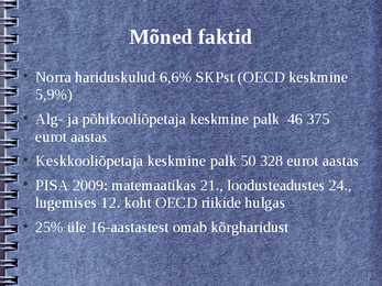Norra haridusssüsteem presentatsioon #9