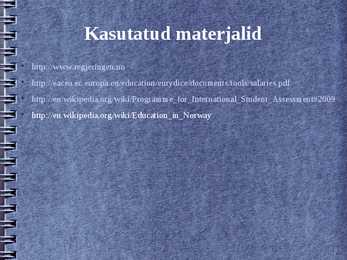 Norra haridusssüsteem presentatsioon #10