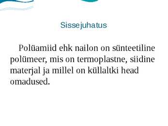 Polüamiidkiud-nailon #2
