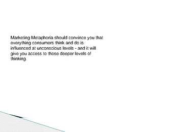 Marketing Metaphoria #5