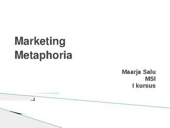 Marketing Metaphoria