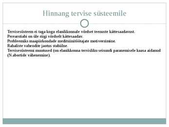 Eesti tervishoid ja sotsiaalhoolekanne #11