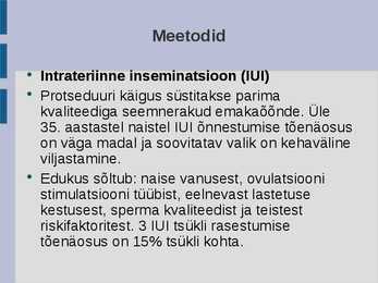 Kunstlik viljastamine ja embrüosiirdamine #4