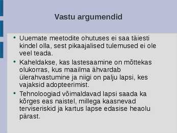 Kunstlik viljastamine ja embrüosiirdamine #10