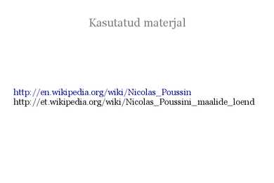 Nicolas Poussini biograafia #20