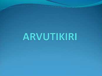 Arvutikiri