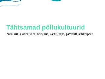 Eesti põllumajandus #8