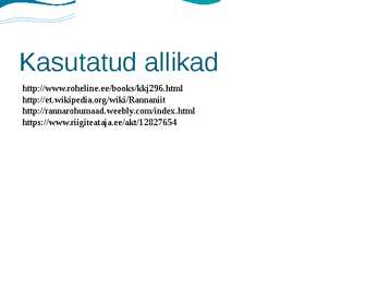 Rannaniit #19