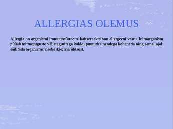 Allergia #3