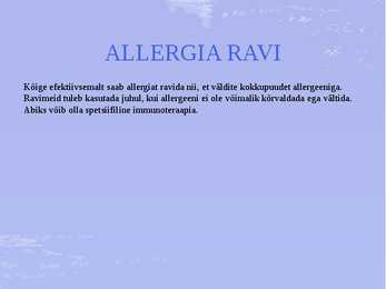 Allergia #8