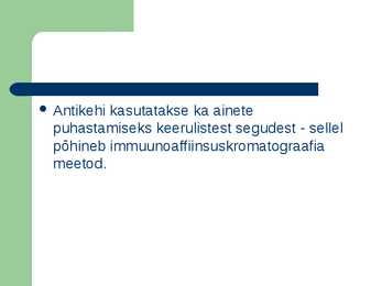 Monokloonsed antikehad ja antiseerum #9