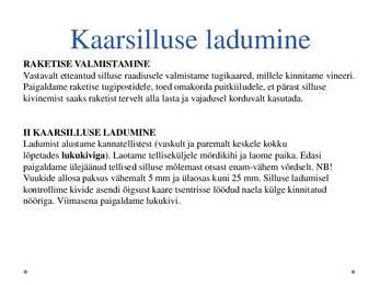 Kiil-kaarsillused #9