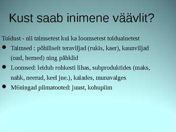 Väävel inimese organismis #5