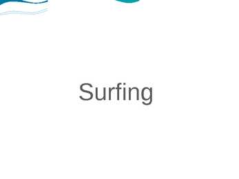 Surfing - slaidishow surfamisest-inglise keeles