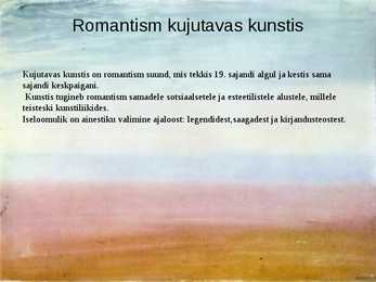 Powerpoint esitlus romantismi kohta #25