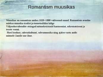 Powerpoint esitlus romantismi kohta #27
