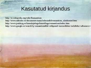 Powerpoint esitlus romantismi kohta #41