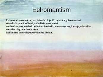Powerpoint esitlus romantismi kohta #9