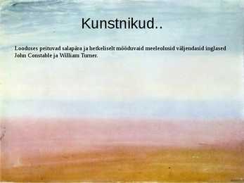 Powerpoint esitlus romantismi kohta #10