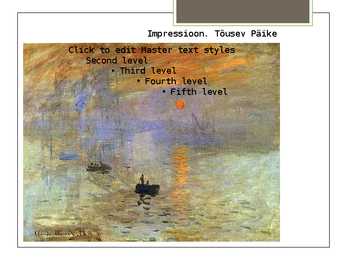 Impressionism ja selle aja tegelased #5